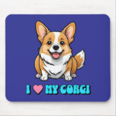 I Love My Corgi Mousepad (Vorne)