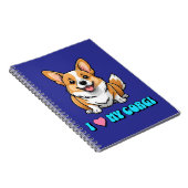 I Love My Corgi Notizblock (Rechte Seite)