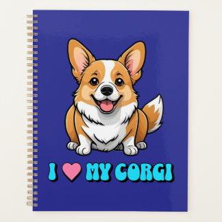 I Love My Corgi Planer