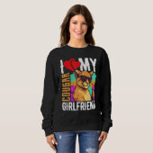 I Love My Cougar Girlfriend   COUGAR Sweatshirt (Vorne ganz)