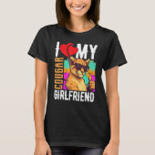 I Love My Cougar Girlfriend COUGAR T-Shirt (Vorderseite)