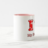 I love my daughter zweifarbige tasse (Mittel)