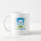 i love my dog kaffeetasse (Links)