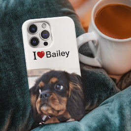 I Love My Dog personalized photo Case-Mate iPhone Hülle