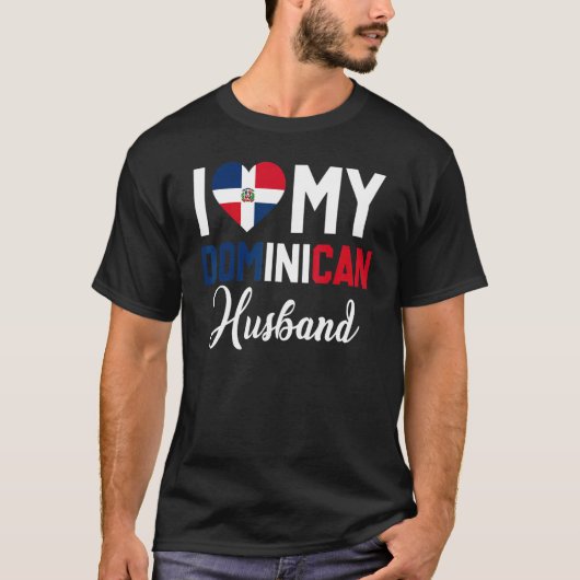 I Love My Dominican Husband Canada Flag Married C T-Shirt (Vorderseite)