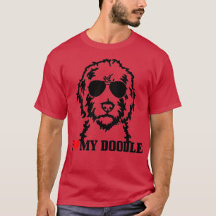 I Love My Doodle Goldendoodle Mom Labradoodle Dog T-Shirt
