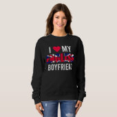 I Love My English Boyfriend Valentines Day Sweatshirt (Vorne ganz)