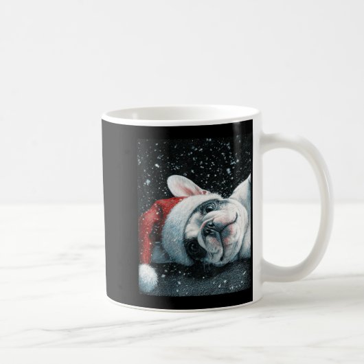 I Love My French Bulldog Christmas Cute Kaffeetasse (Rechts)