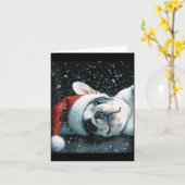 I Love My French Bulldog Christmas Cute  Karte (Gelbe Blume)