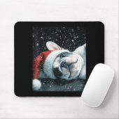 I Love My French Bulldog Christmas Cute  Mousepad (Mit Mouse)