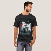 I Love My French Bulldog Christmas Cute  T-Shirt (Vorne ganz)