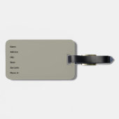 I Love my French Bulldog Gepäckanhänger (Rückseite horizontal)