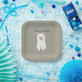 I Love my French Bulldog Pappteller (Party)