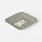 I Love my French Bulldog Pappteller (Gewinkelt)