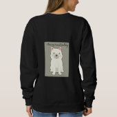 I Love my French Bulldog Sweatshirt (Rückseite)