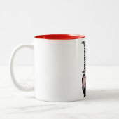 I love my frenchie zweifarbige tasse (Links)