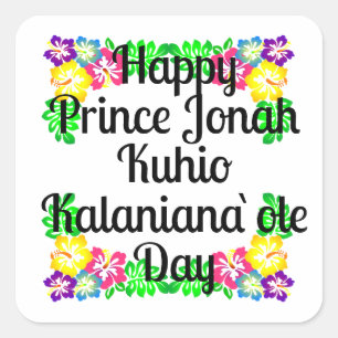 I Love My Frog Prince Quadratischer Aufkleber