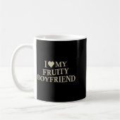 I Love My Fruity Boyfriend Funny Girlfriend Humor Kaffeetasse (Links)