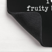 I Love My Fruity Boyfriend Funny Girlfriend Humor  Mousepad (Ecke)