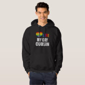 I Love My Gay Cousin LGBT Gay Lesbian Hoodie (Vorne ganz)
