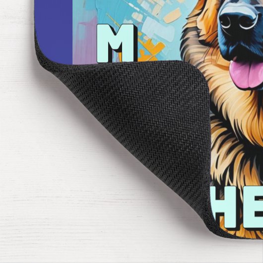 I love my German Shepherd Mousepad (Ecke)
