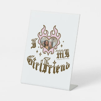 I Love My Girlfriend - Brown - DingusDesign Sockelschild