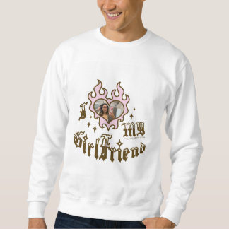 I Love My Girlfriend - Brown - DingusDesign Sweatshirt