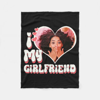 I Love My Girlfriend Custom Black T Shirt  Fleecedecke