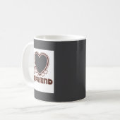I Love My Girlfriend Kaffeetasse (Vorderseite Links)