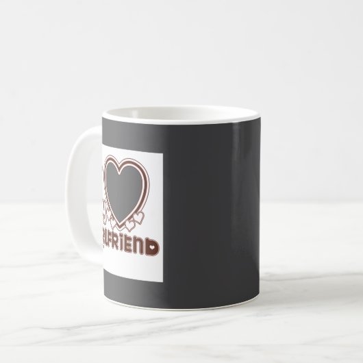 I Love My Girlfriend Kaffeetasse (Vorderseite Links)