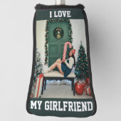 I Love My Girlfriend Photo Golf Head Cover Golf Headcover (Rotieren 90)