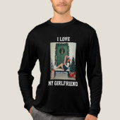 I Love My Girlfriend Photo Long Sleeve Shirt (Vorderseite)