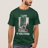 I Love My Girlfriend Photo T-Shirt Gift for BF (Vorderseite)