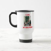 I Love My Girlfriend Photo Travel Mug Gift Reisebecher (Links)