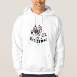 I Love My Girlfriend - Pink - DingusDesign Hoodie