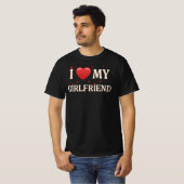I Love My Girlfriend Red Heart | Cute Matching T-Shirt (Vorne ganz)
