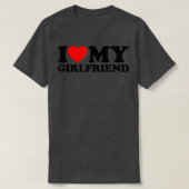 I Love My Girlfriend Shirt I Heart My Girlfriend S (Design vorne)