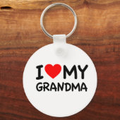 I love my Grandma Schlüsselanhänger (Vorderseite)