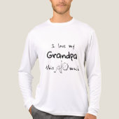 I love my grandpa typography named graphic  Tri-Blend shirt (Vorderseite)