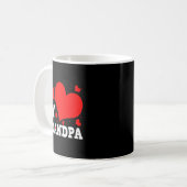I Love My Grandpa Valentines Day Family Matching G Kaffeetasse (Vorderseite Links)