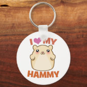 I Love My Hammy Schlüsselanhänger (Vorderseite)