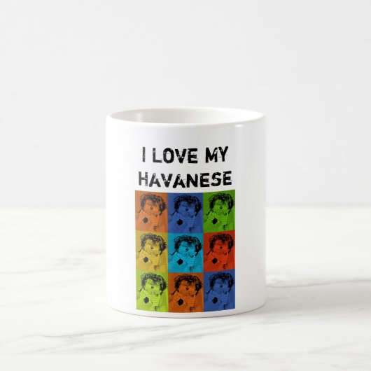 I Love My Havanese Kaffeetasse (Mittel)