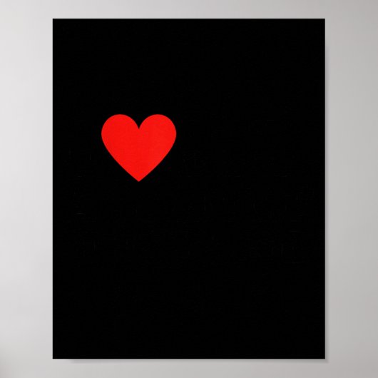 I Love My Hole Husband Funny Sarcastic Tee For Wif Poster (Vorne)