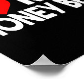 I Love My Honey Bee Shirt, Funny Animal Couple Mat Poster (Ecke)