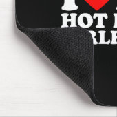 I Love My Hot Black Girlfriend Mousepad (Ecke)