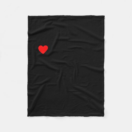 I Love My Hot Black Wife  Fleecedecke (Vorderseite)