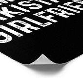 I Love My Hot Pakistani Girlfriend - Heart - Pakis Poster (Ecke)