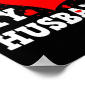 I Love My Husband Valentines Day Family Matching G Poster (Ecke)