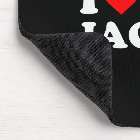 I Love My Jackie Mousepad (Ecke)