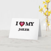 I love my Jailer Karte (Gelbe Blume)